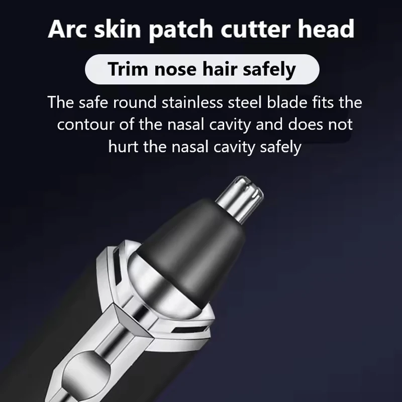 Kemei Nose Hair Trimmer Mens Beard Trimer Eyebrow Nose Trimmer for Nose and Ear Cleaner Professional Hair Removal Machine