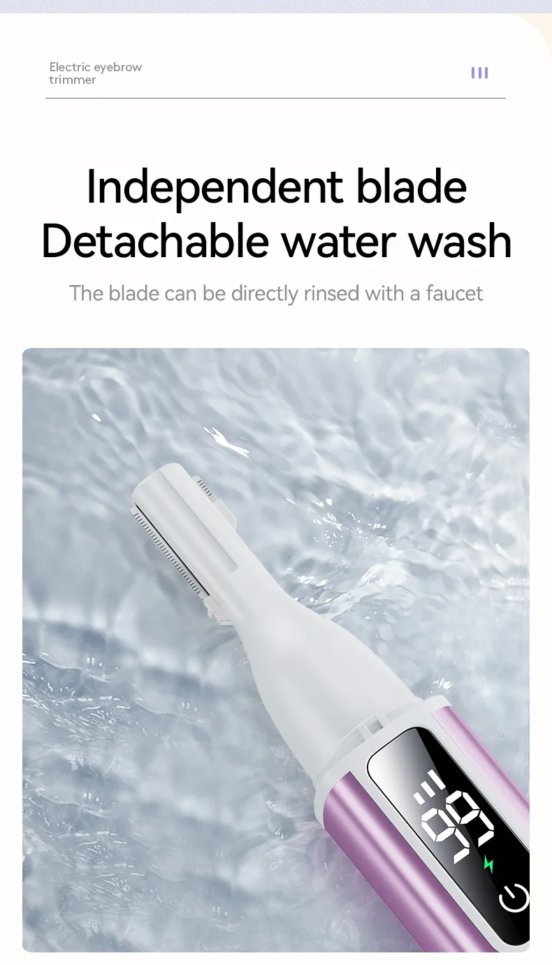 NEW Mijia Electric Ear Nose Hair Trimmer Rechargeable Type-C Fast Charging Portable Eyebrow Trimming Hair Trimmer For Nose