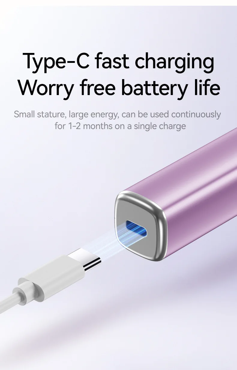 NEW Mijia Electric Ear Nose Hair Trimmer Rechargeable Type-C Fast Charging Portable Eyebrow Trimming Hair Trimmer For Nose