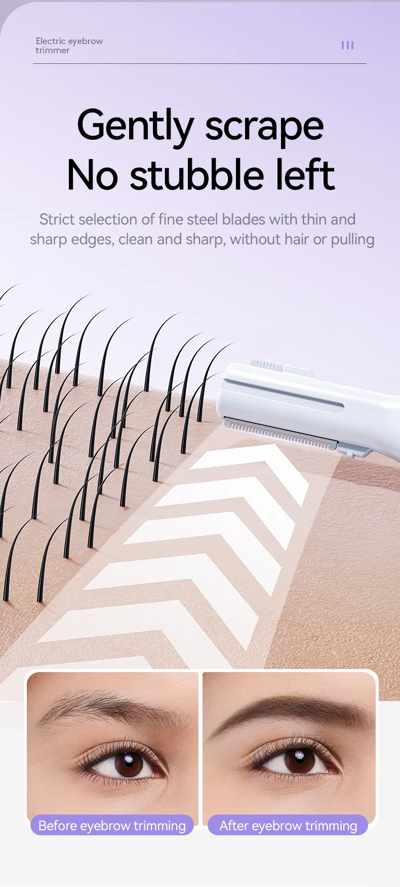 NEW Mijia Electric Ear Nose Hair Trimmer Rechargeable Type-C Fast Charging Portable Eyebrow Trimming Hair Trimmer For Nose