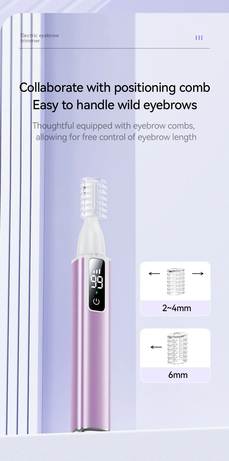 NEW Mijia Electric Ear Nose Hair Trimmer Rechargeable Type-C Fast Charging Portable Eyebrow Trimming Hair Trimmer For Nose