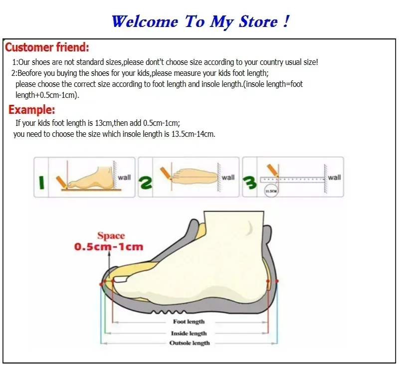 Kids Fashion Sneakers Breathable Soft Sole Sports Sneakers for Running Thick Bottom Shoes Velcro Shoes Children PU Leather Shoes