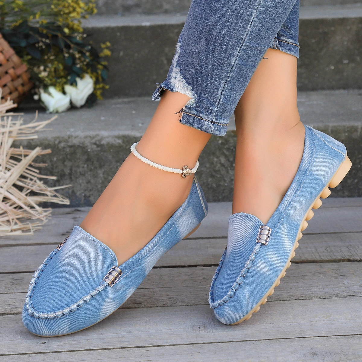 2025 Women Shoes Slip On Loafers For Ballet Flats Women Casual Sneakers Flat Shoes For Women Casual Shoes Zapatos Mujer