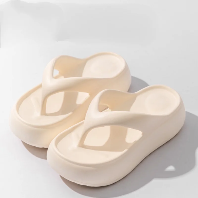 Popular Chunky Platform Clip Toe Sandals 2025 Women New Thick Bottom Slip On Silppers EVA Anti-odorant Sandalias De Mujer 5cm