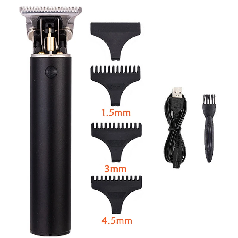 T9 Carving Hair Clipper Professional Hair Cutting Machine Barber Rechargeable Hair Trimmer Metal Haircut Machine Clipper for Men