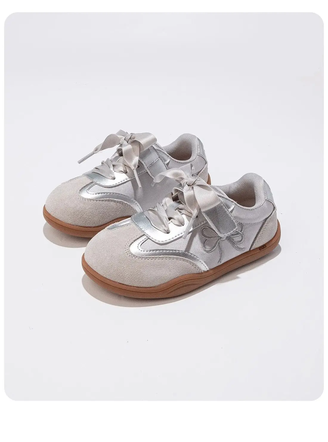 2025 Children's Board Shoes Four Seasons Models Gold Casual Boys Girls Training Shoes Soft Kid Baby Sneakers