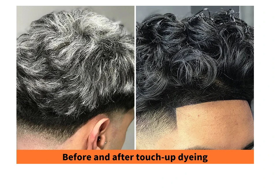 Pure Natural Herbal Hair Dye Shampoo 5 Minutes Change Hair Color Non-irritating Repair Gray White Hair Dye Coloring Care for Men