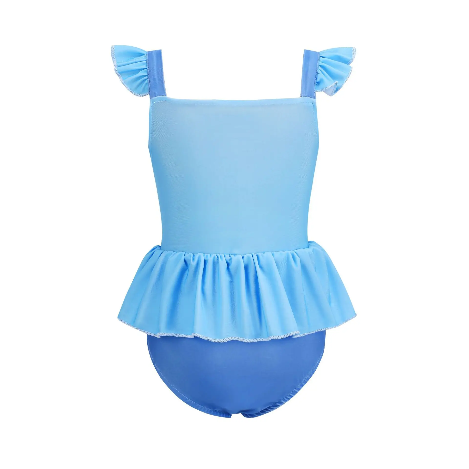 Girls Summer Swimming Baby Kids One-Piece Bathing Princess Elsa Bikini Suit Swimwear Swimsuit Children Princess Costume 2-10Yrs
