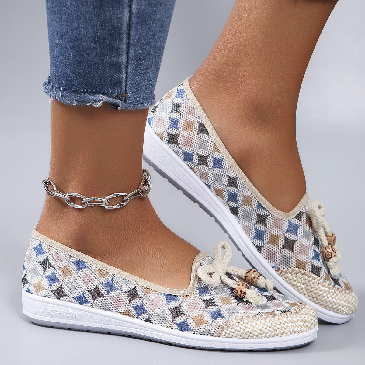 Women's summer breathable mesh flat shoes women's shoes casual sneakers shoes, clearance free shipping
