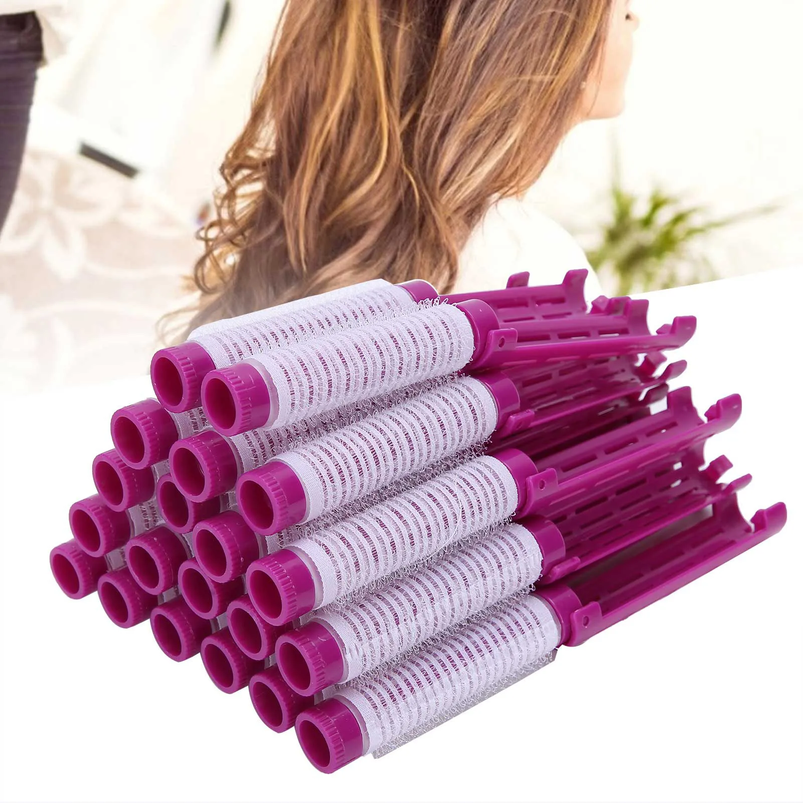 20pcs Hair Perm Rods Perming Rod Hair Roller Curler Hairdressing Tool Kit Perm Rods Tool Hair Styling Tool