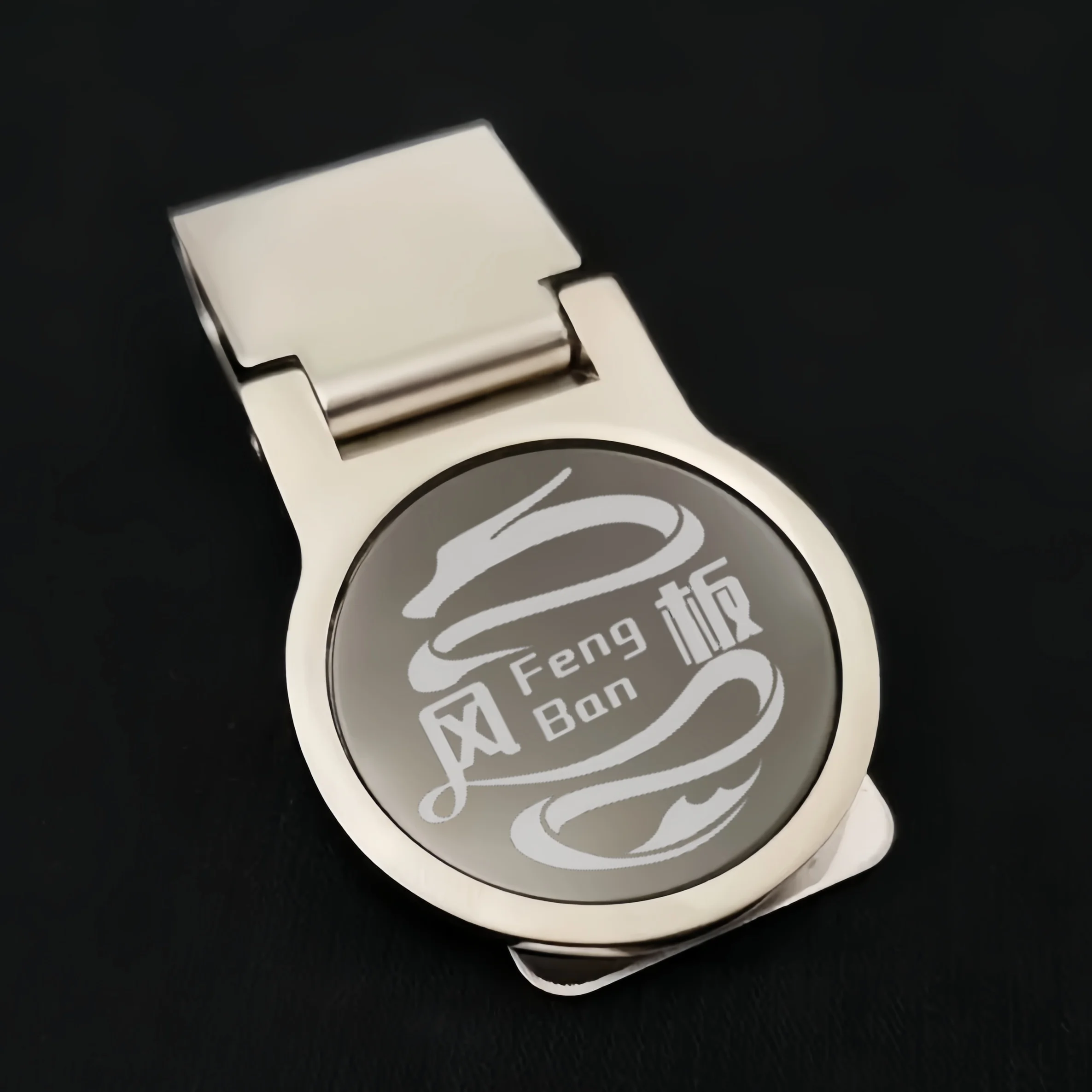 6 styles Custom Lettering Quality Money Clip Wallet For Men Stainless Steel Metal Money Clip Simple Dollar Cash Clamp Holder