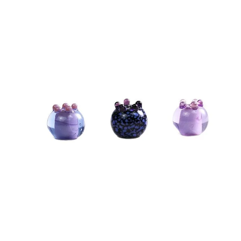 Blueberry Glass Beads Handmade Simulation Fruit Raspberry Jewelry Bracelet DIY Accessories