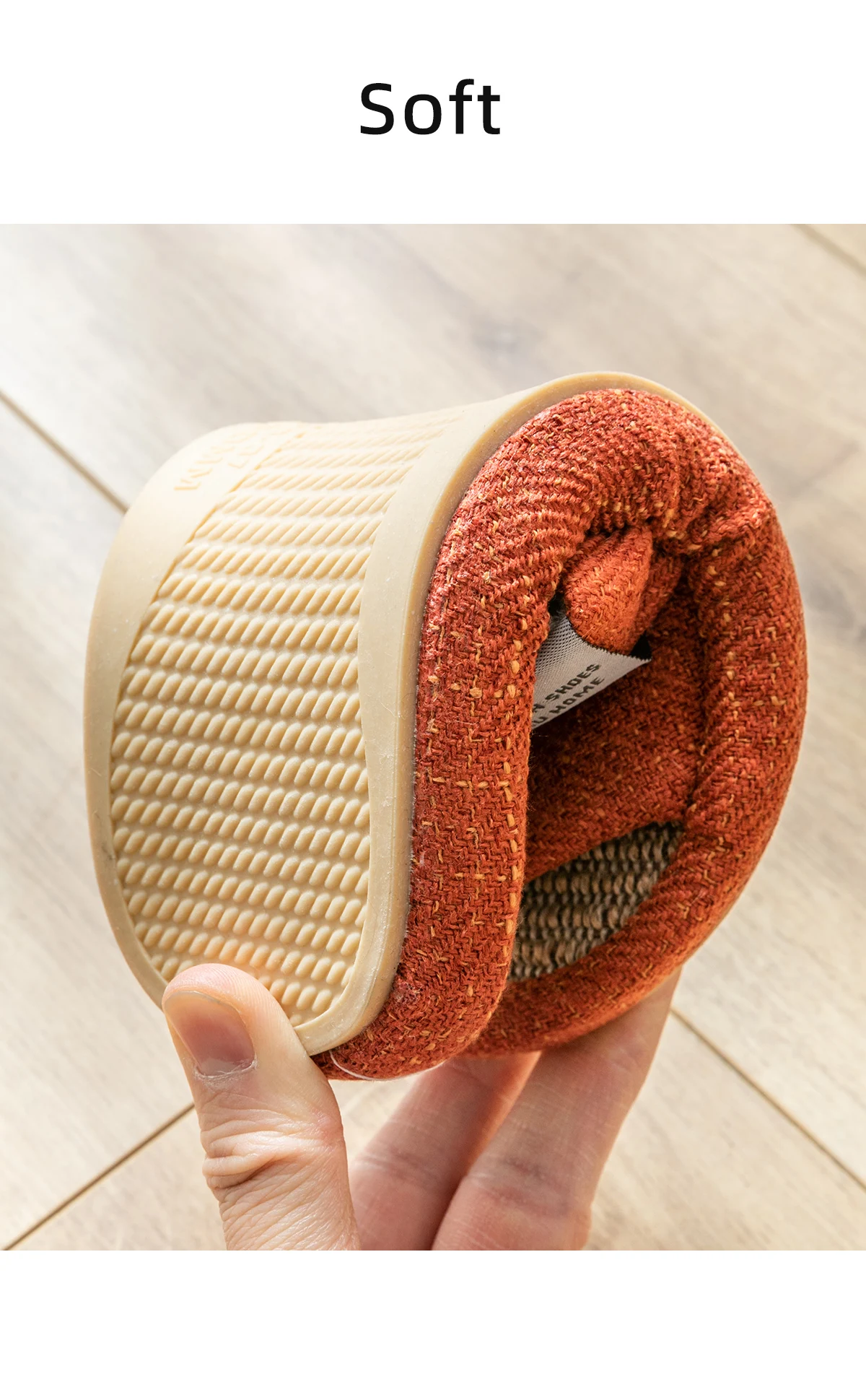 Summer Women Home Slippers Linen Summer Lightweight Flat Sandals Breathable Comfortable Non-Slip Slides Indoor Men Slippers