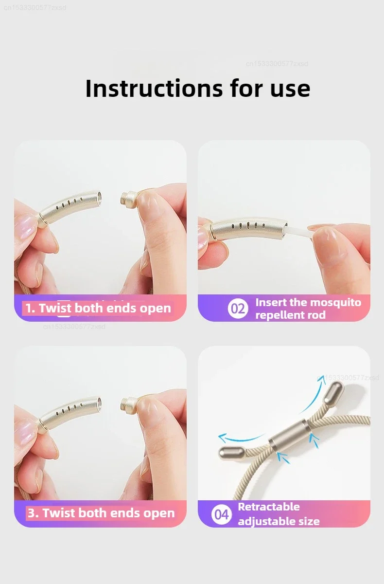 Anti-mosquito Repellent Bracelet Adult Mosquito Repellent Outdoor Anti-mosquito Baby Wearable Mosquito Repellent Bracelet