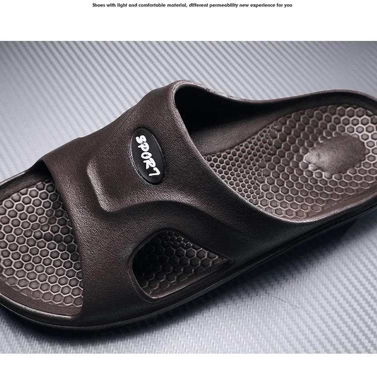New slippers men's summer 2025 new trend home indoor bathroom bathing leisure wear-resistant outdoor beach shoes light 40-45