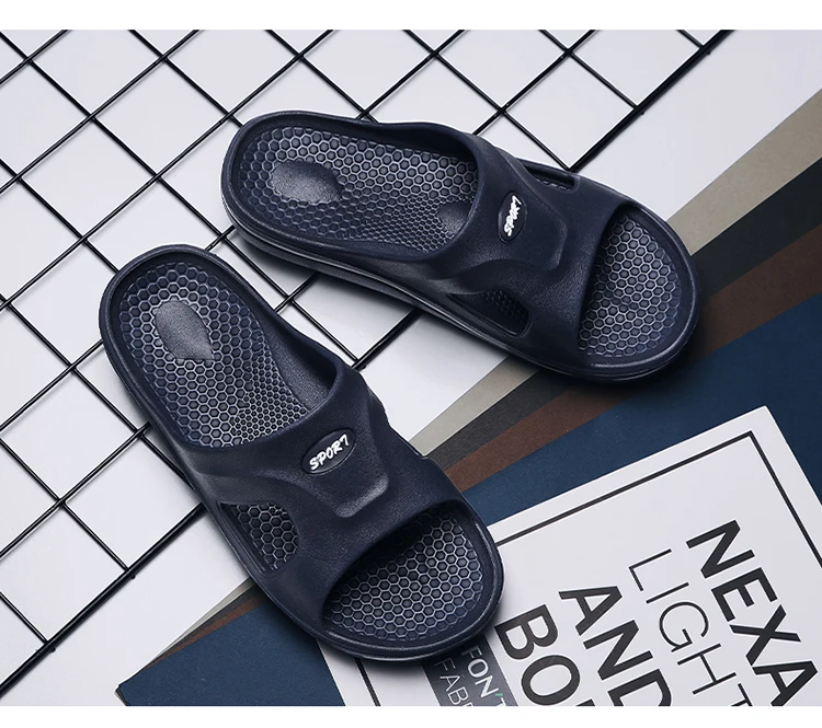 New slippers men's summer 2025 new trend home indoor bathroom bathing leisure wear-resistant outdoor beach shoes light 40-45