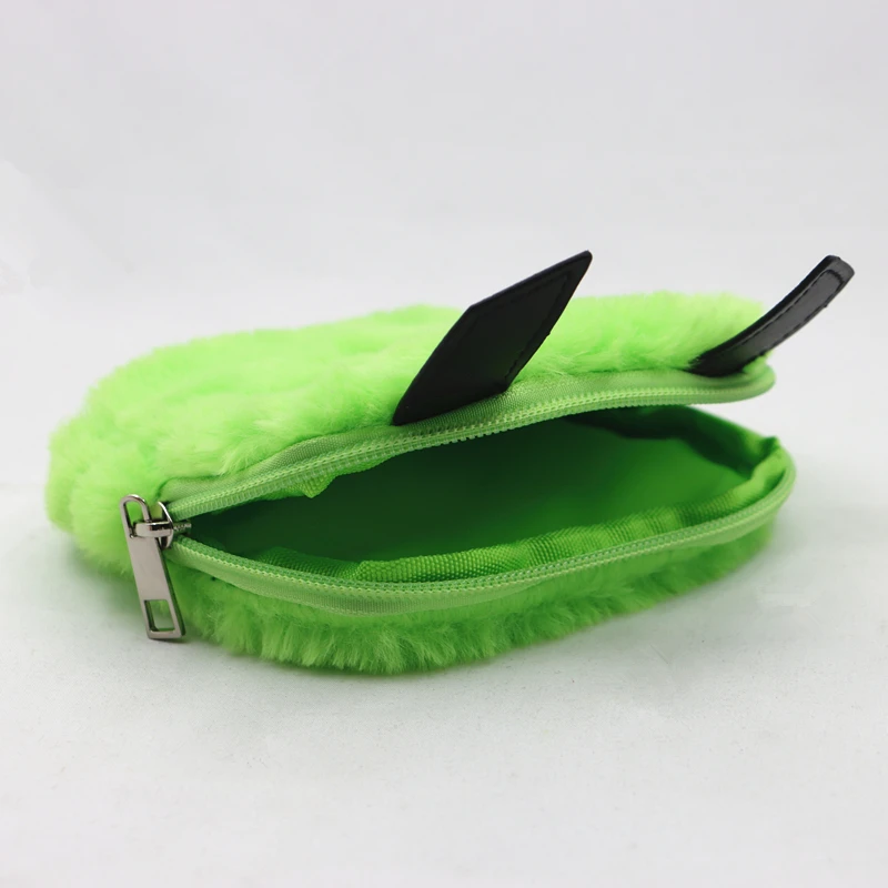 Invader Zim Gir Novelty Coin Purse,Kawaii Key Storage Bag Soft Plush Credit Card Earphone Child Candy Zipper Bag Stuffed Animals