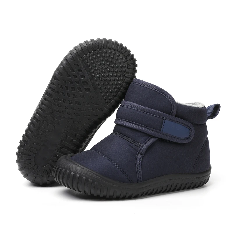 Unisex Kids' Outdoor Anti-slip Winter Snow Boots Warm Plush Toddler Boys Girls Comfortable Walking Shoes Size 19-28
