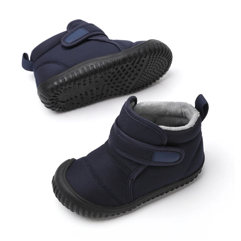 Unisex Kids' Outdoor Anti-slip Winter Snow Boots Warm Plush Toddler Boys Girls Comfortable Walking Shoes Size 19-28