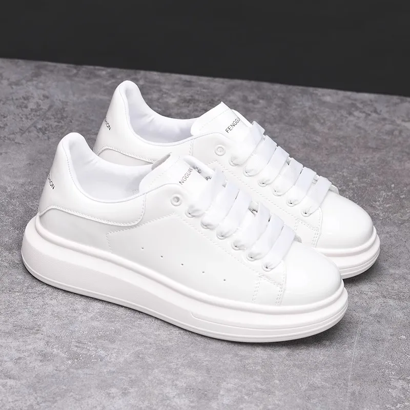 Classic white casual men's and women's shoes non-slip lightweight tennis walking shoes men's outdoor running shoes