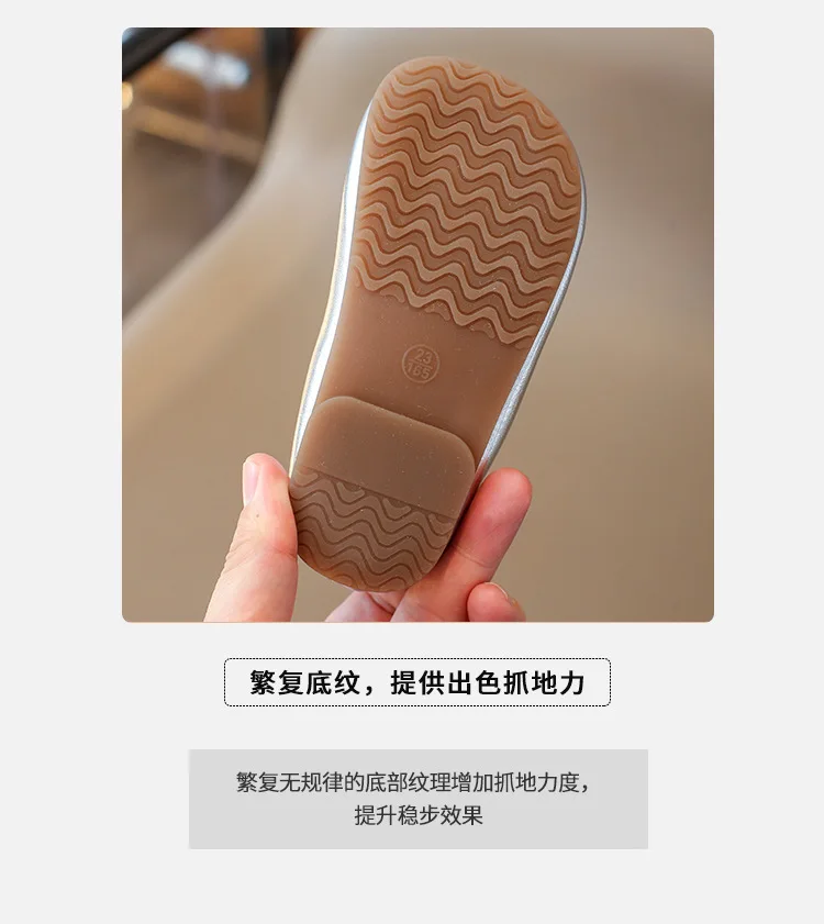 Children Flats Girls PU Leather Shoes Spring Autumn Kids Dancing Shoes For Girl Soft Flexible Toddler Shoes Gold, Red, Silver