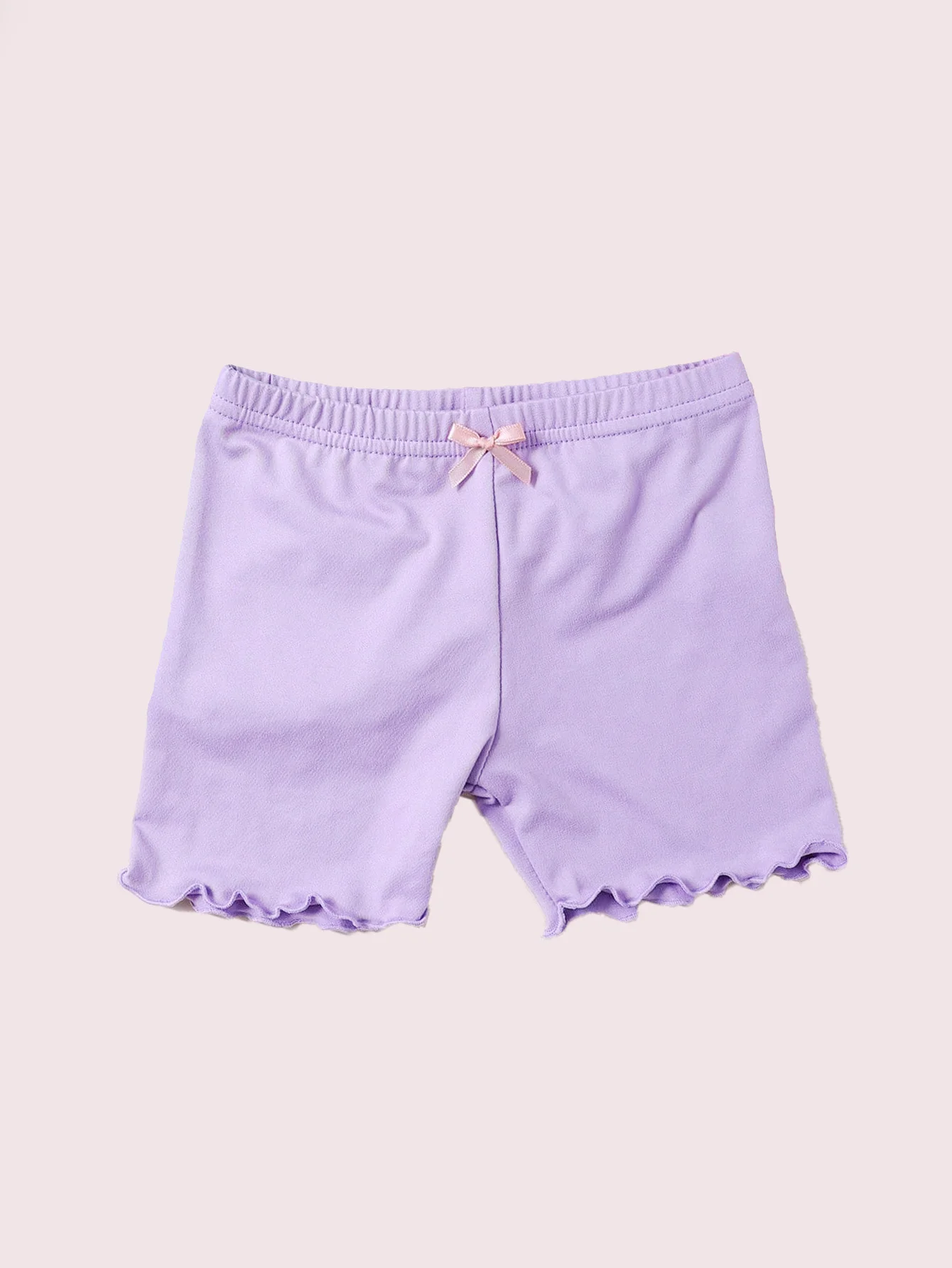 4 Pairs of Girls Cute Safety Short Pants,Kids Fashion Soft Elastic Waist Solid Color Leggings Set for 1-12 Years Babies and Kids