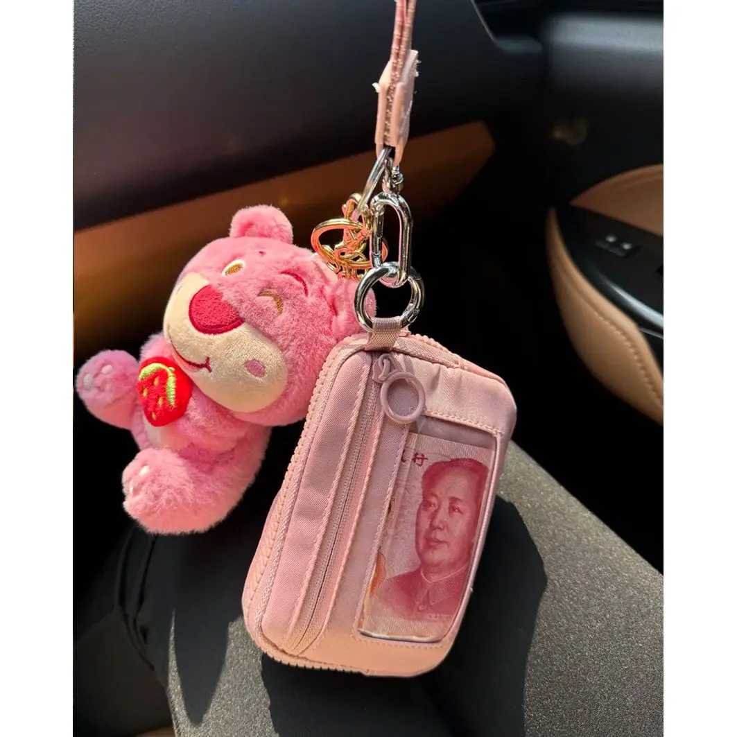 Waterproof Double Layers Zipper Coin Bags Purse Large Capacity Wallet Pouch Card Holder Bank ID Credit Card Keys Storage Bags