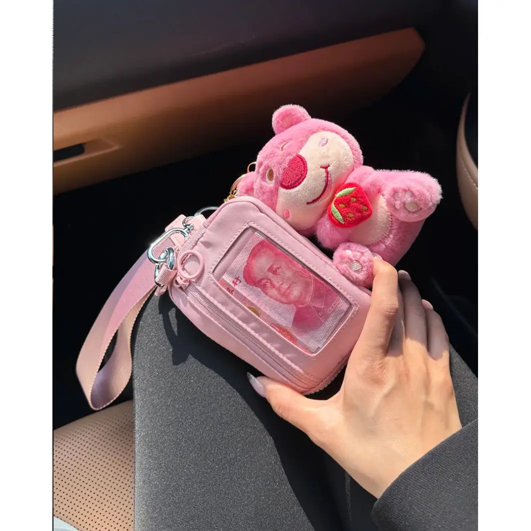 Waterproof Double Layers Zipper Coin Bags Purse Large Capacity Wallet Pouch Card Holder Bank ID Credit Card Keys Storage Bags