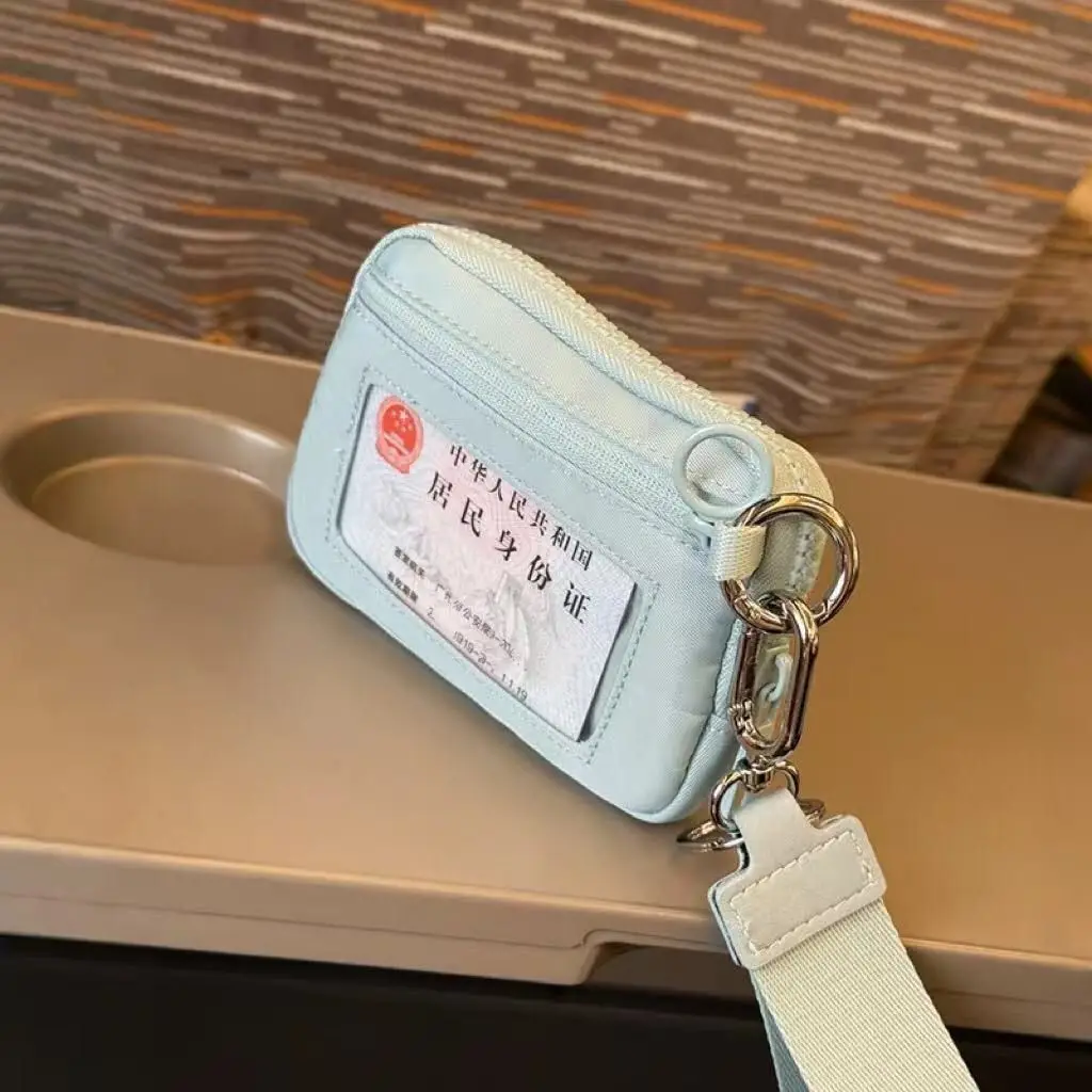 Waterproof Double Layers Zipper Coin Bags Purse Large Capacity Wallet Pouch Card Holder Bank ID Credit Card Keys Storage Bags