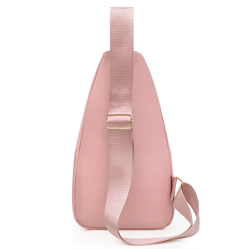Neutral Style Backpack for Men and Women, with Multiple Color Slanted Fabric and Nylon Material. Suitable for Travel.