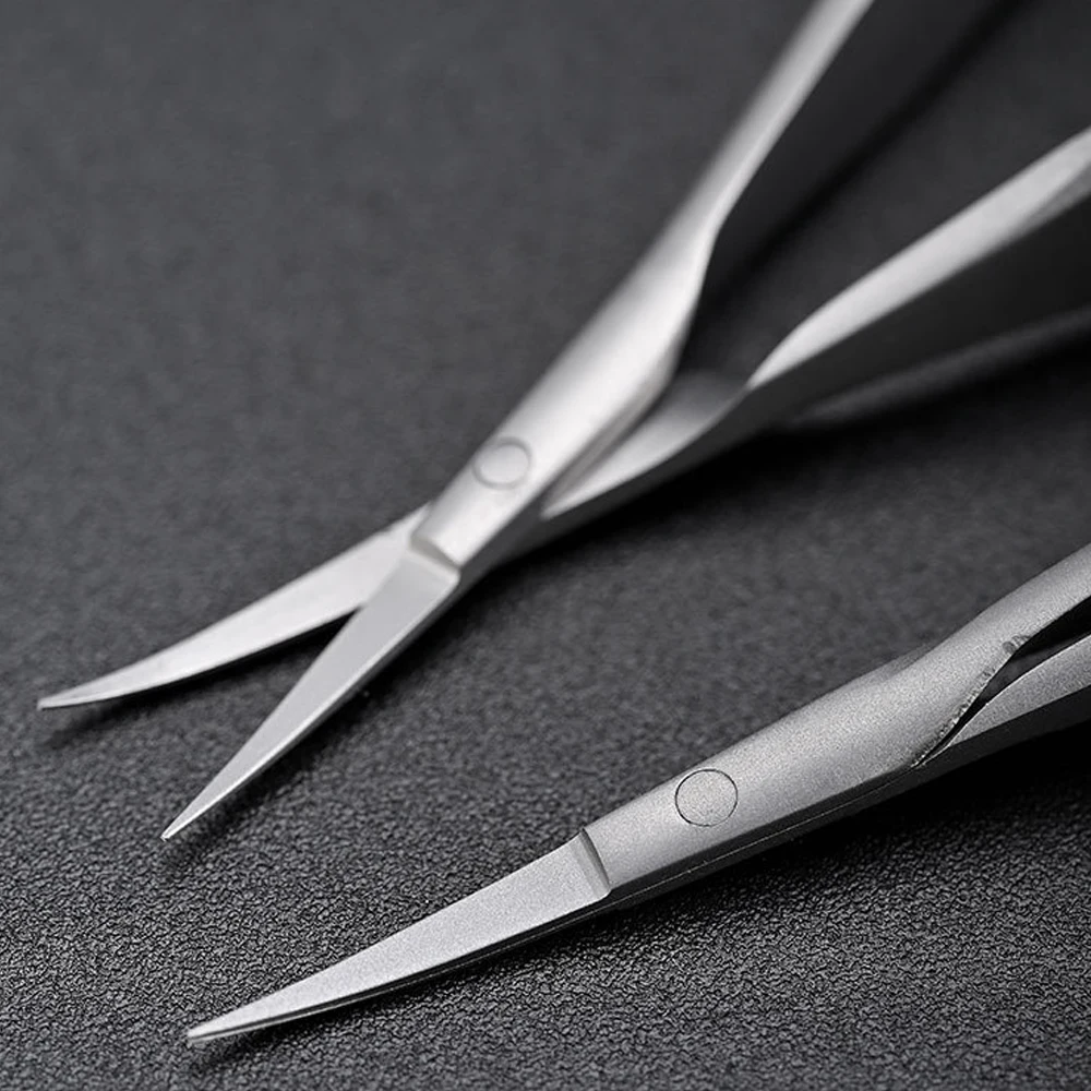 Stainless Steel Cuticle Nipper Pliers Dead Skin Remover Squeeze Straight Manicure Scissors Eyebrow Scissors Beauty Tools