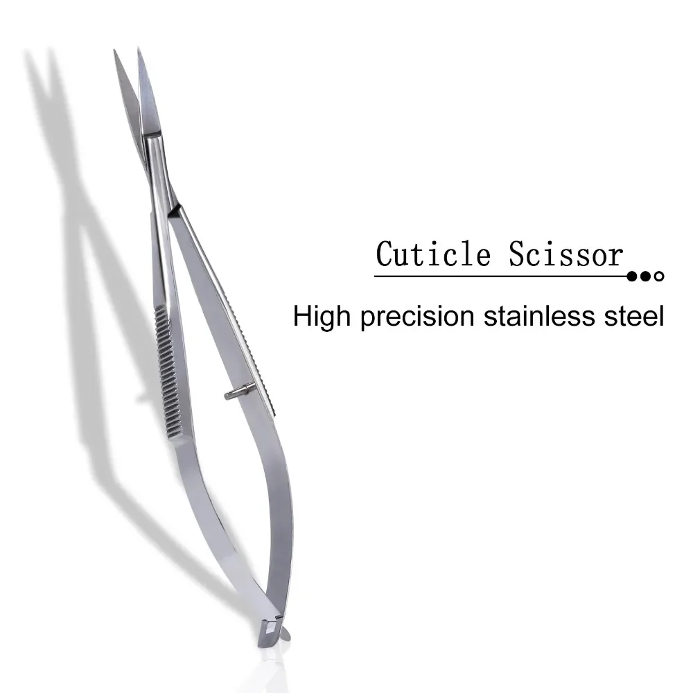Stainless Steel Cuticle Nipper Pliers Dead Skin Remover Squeeze Straight Manicure Scissors Eyebrow Scissors Beauty Tools