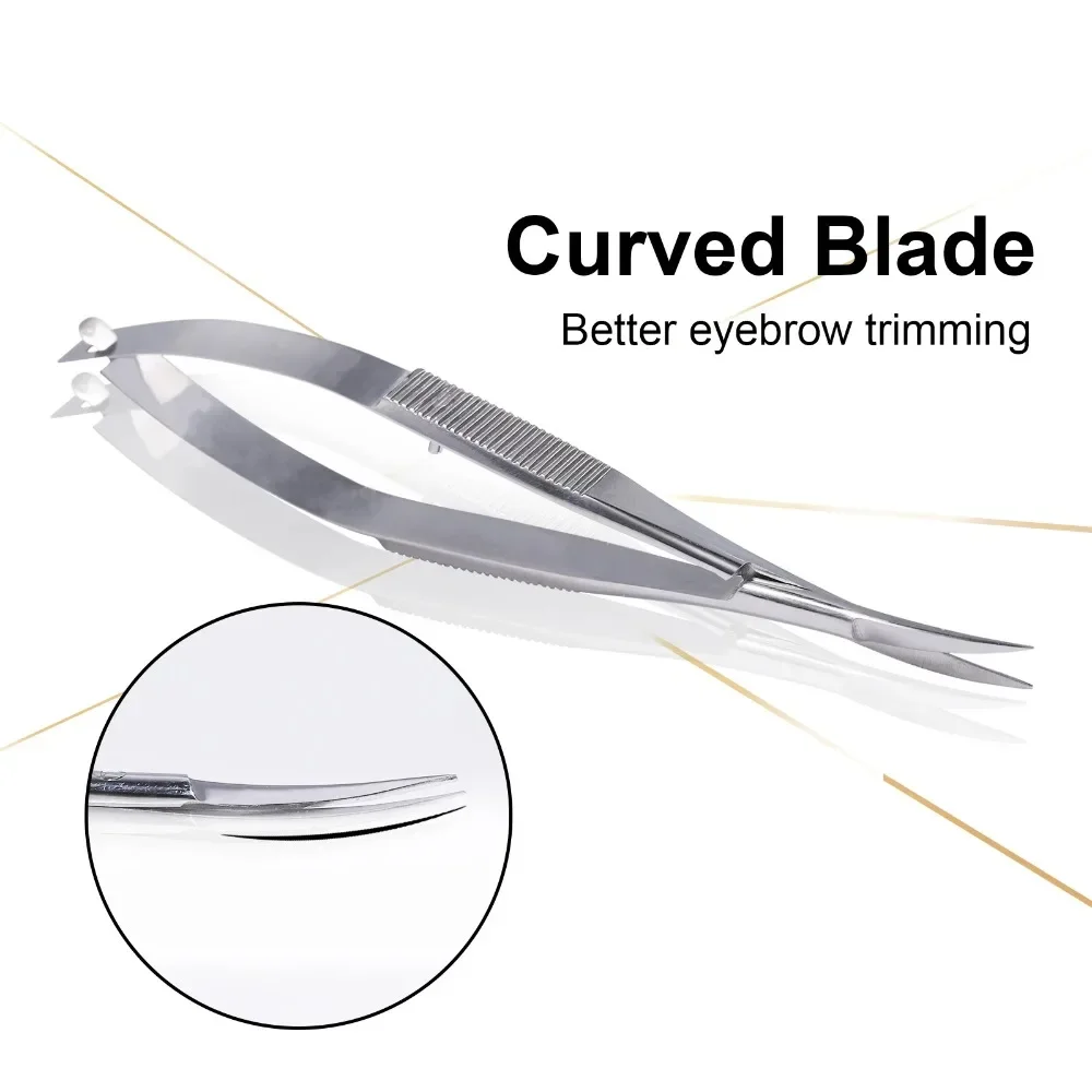 Stainless Steel Cuticle Nipper Pliers Dead Skin Remover Squeeze Straight Manicure Scissors Eyebrow Scissors Beauty Tools