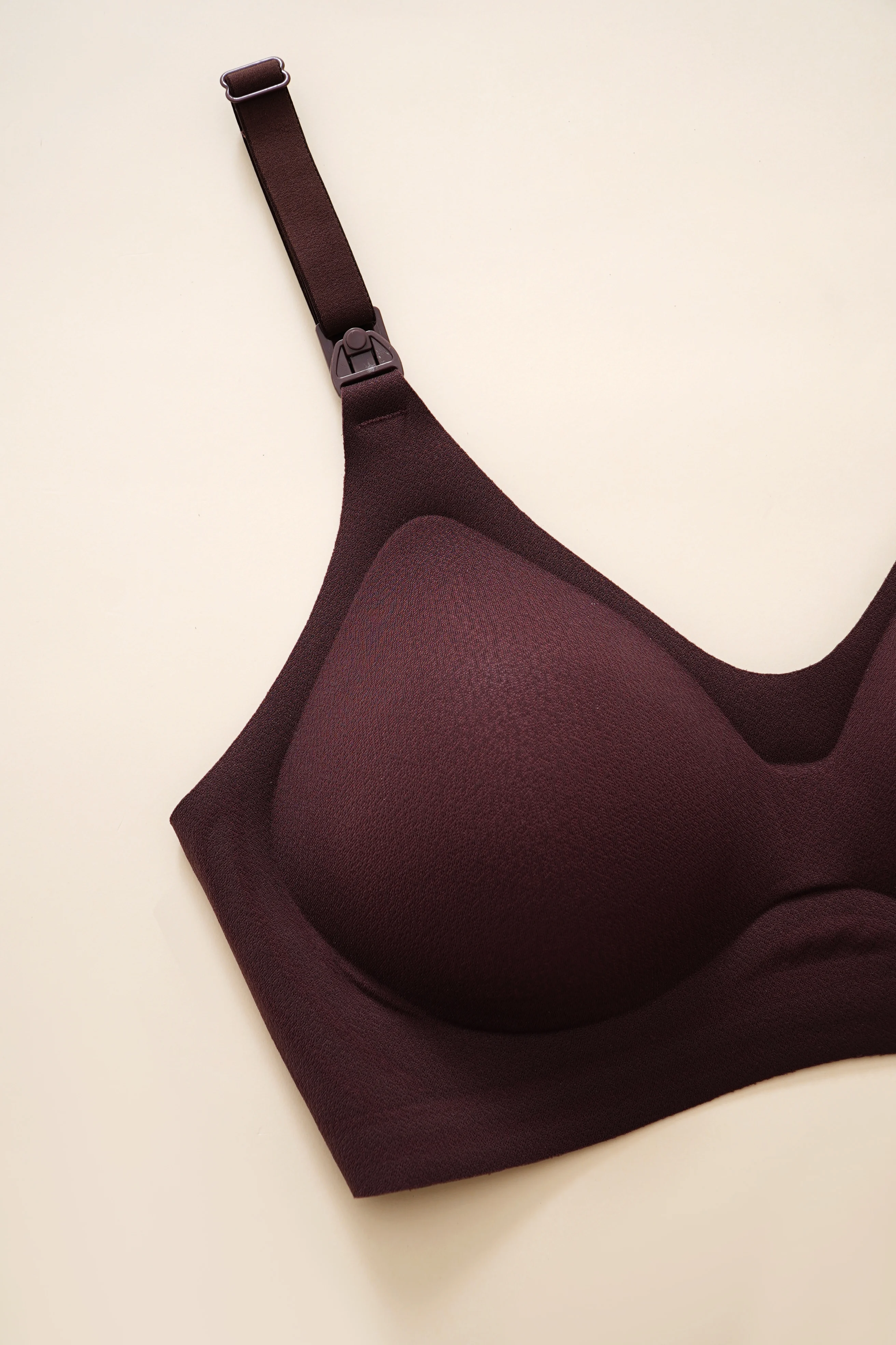 Pregnant Women'S Non Steel Ring Underwear With Front Opening Buckle For Comfortable Breathable Fit Solid Color Nursing Underwear