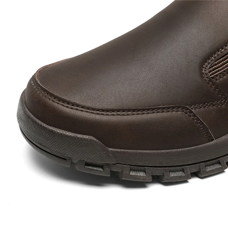 Genuine Leather Men Casual Shoes Black Brown Business Formal Shoes Lightweight Man Loafers Comfortable Male Footwear Moccasins