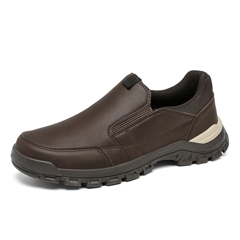 Genuine Leather Men Casual Shoes Black Brown Business Formal Shoes Lightweight Man Loafers Comfortable Male Footwear Moccasins