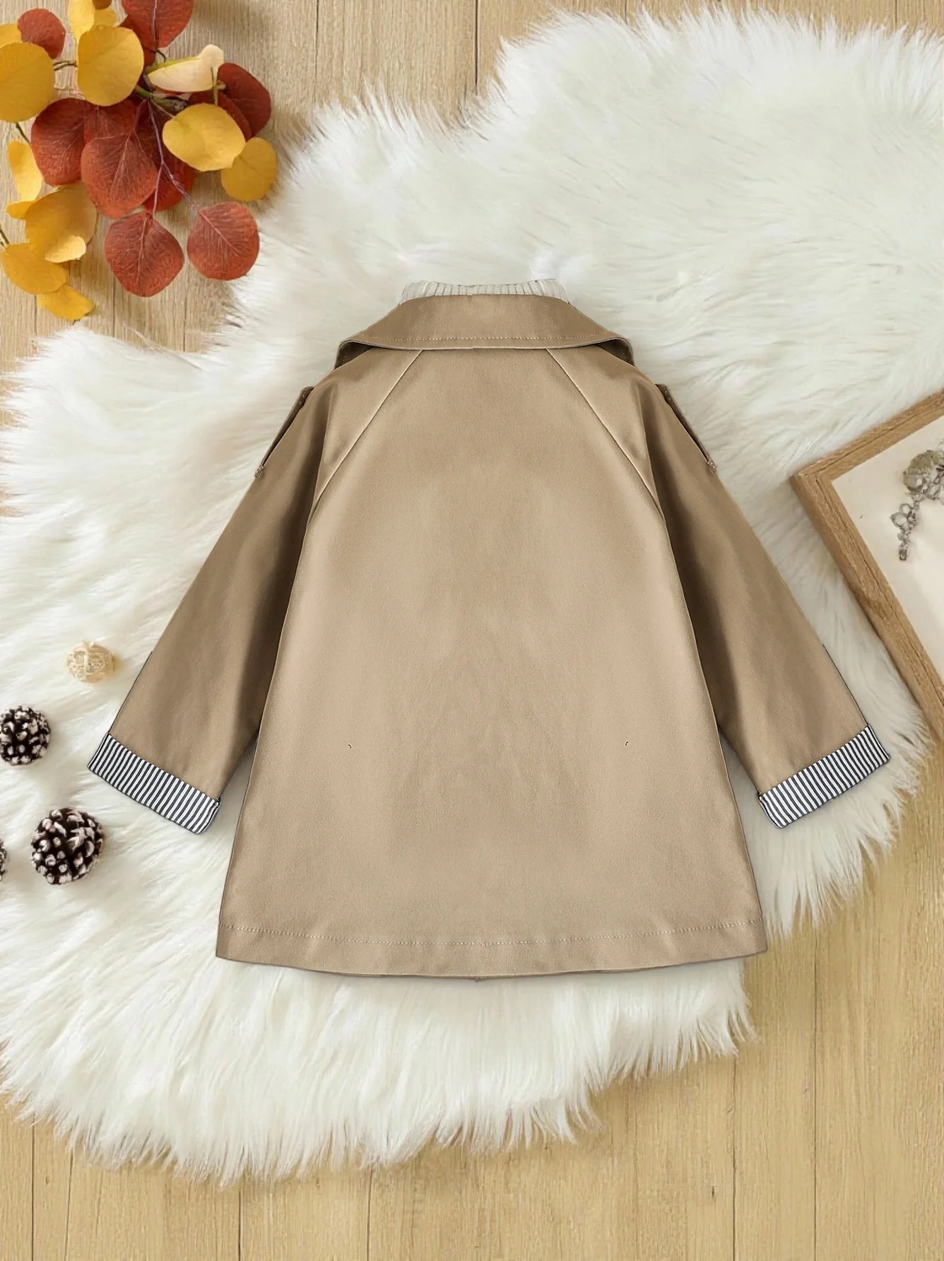 2025 Unisex New Baby Girl Boy Long Sleeve Spring Autumn Trench Coats Jackets Fashion Streetwear Jacket Overwear Clothes