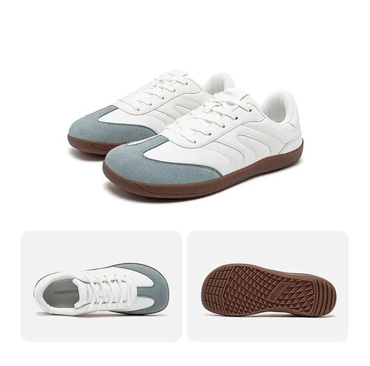 HOBIBEAR Unisex Barefoot Sneakers Women Men Wide Toe Minimalist Zero Drop Shoes Non Slip Lace Up Casual Sneaker
