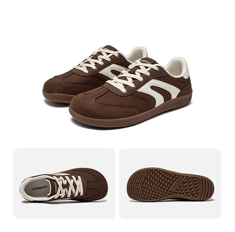 HOBIBEAR Unisex Barefoot Sneakers Women Men Wide Toe Minimalist Zero Drop Shoes Non Slip Lace Up Casual Sneaker