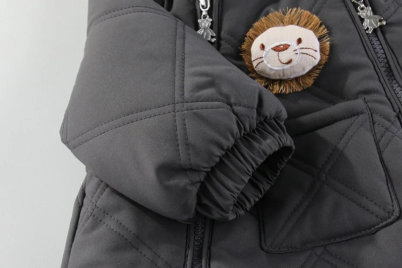 AYNIGIELL Winter Newborn Baby Girl Jumpsuit, Thickened Warm Hooded Jumpsuit, 0-18 Months Newborn Baby Boy Outdoor Clothing