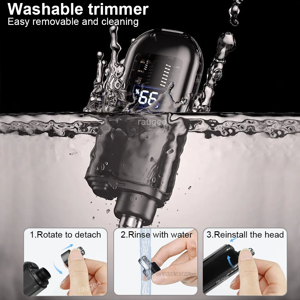 Nose Hair Trimmer Mini Portable Nose Hair Remover Nose Hair Clipper for Men Rechargeable  Painless Nose and Ear Trimmer