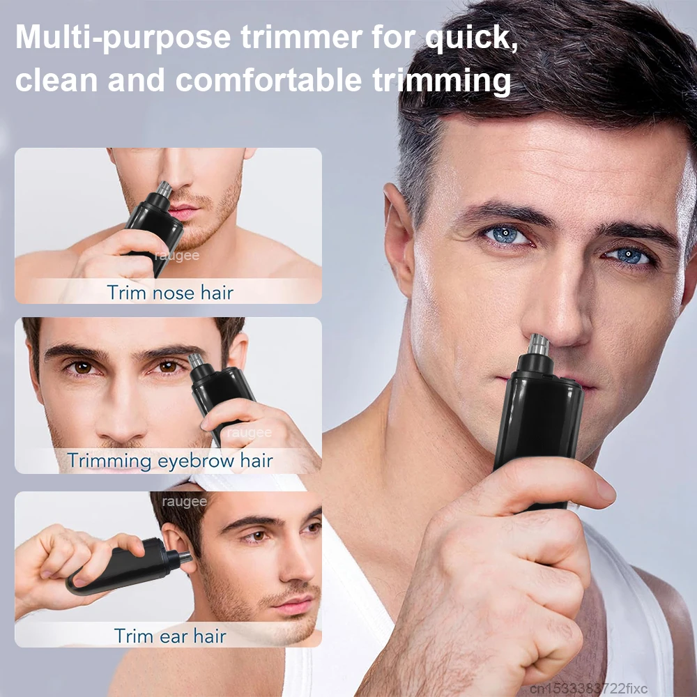 Nose Hair Trimmer Mini Portable Nose Hair Remover Nose Hair Clipper for Men Rechargeable  Painless Nose and Ear Trimmer