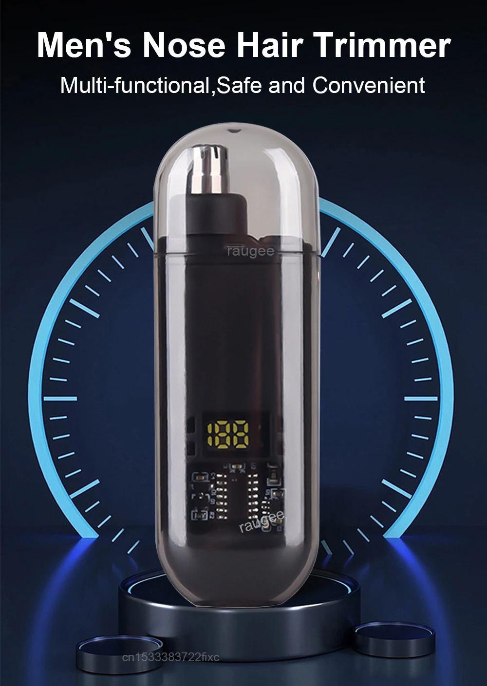 Nose Hair Trimmer Mini Portable Nose Hair Remover Nose Hair Clipper for Men Rechargeable  Painless Nose and Ear Trimmer