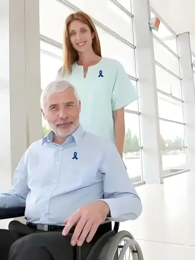 Blue Ribbon Pin 5/10/50/100 Pcs Colon Cancer Prostate Cancer Awareness Pin Blue Brooch Enamel Lapel Pins