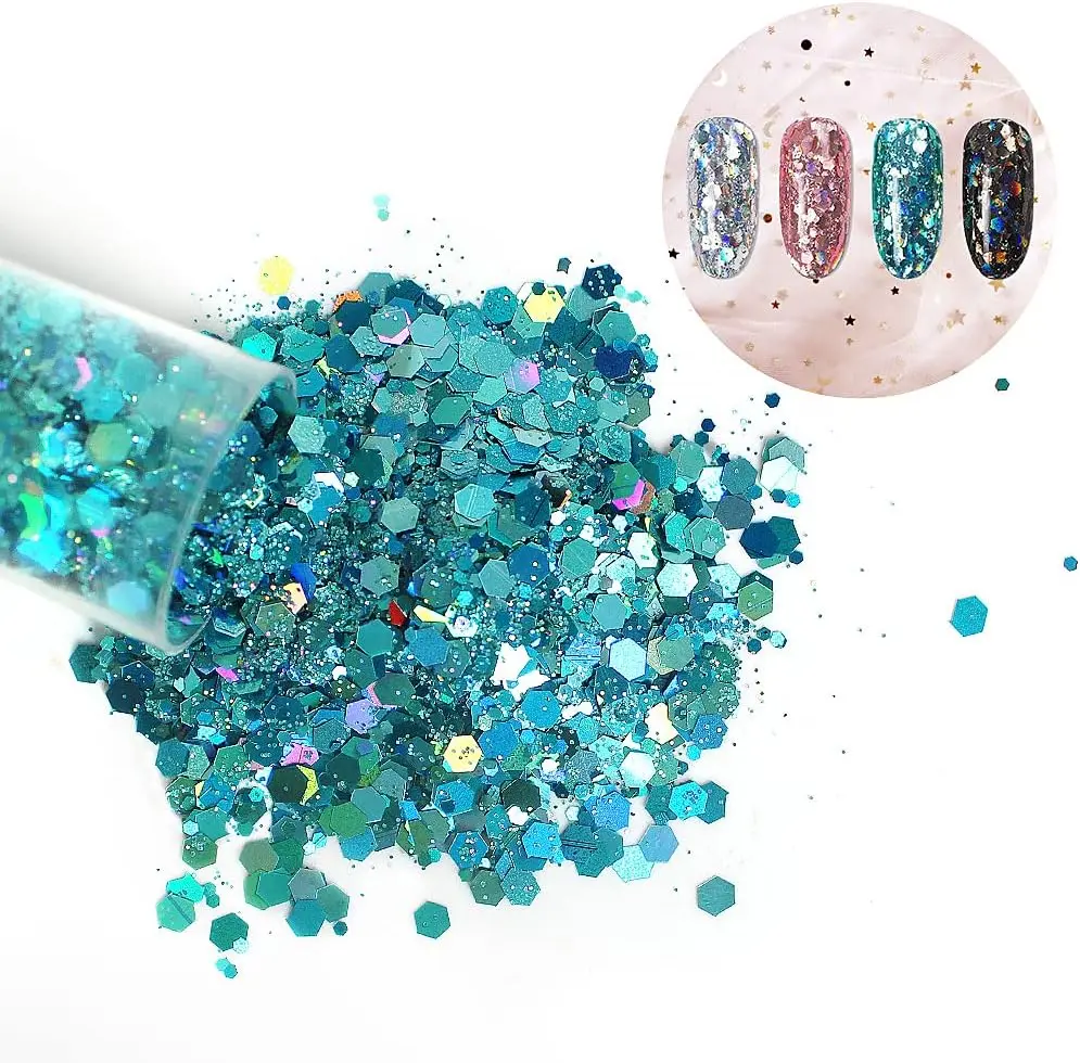 Ultra Fine Glitter 36Colors Set, Holographic Glitter Powder for,Epoxy Resin Arts and Crafts Glitter,Glitter for Nail Makeup