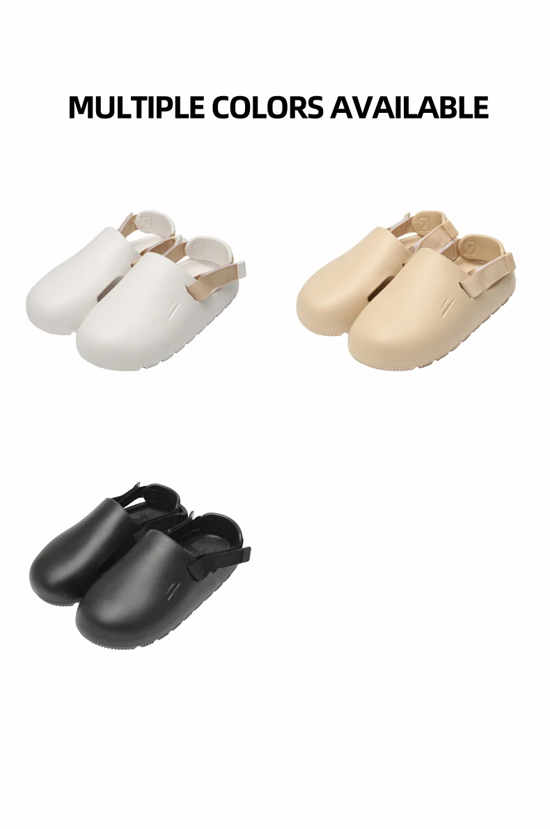 Men's Open-Toe EVA Slippers for Outdoor Wear Anti-Slip Odor-Resistant Soft Bottom Birk-style Slippers