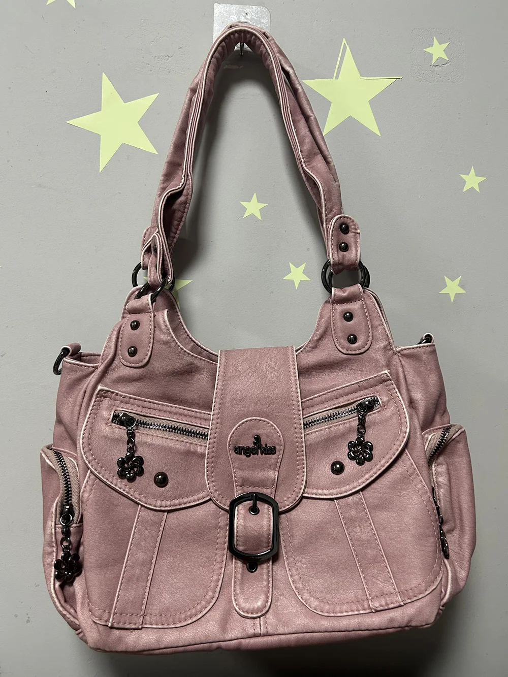 Vintage Women Handbags PU Shoulder Bag Satchel Top-handle Shoulder Bag Fashion Dumpling Pack Multi-pockets Shoulder Bags