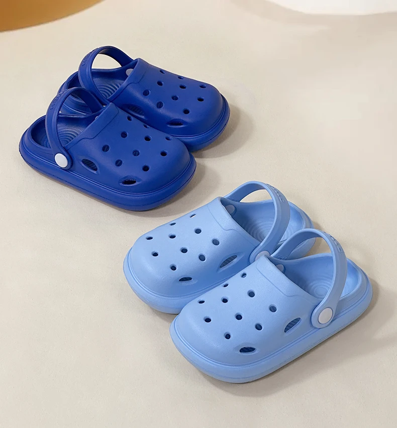 Fashion Waterproof Slippers Children Sandals Summer Outdoor Slides Soft Sole Garden Shoes Indoor Clogs Sandals For Boys & Girls