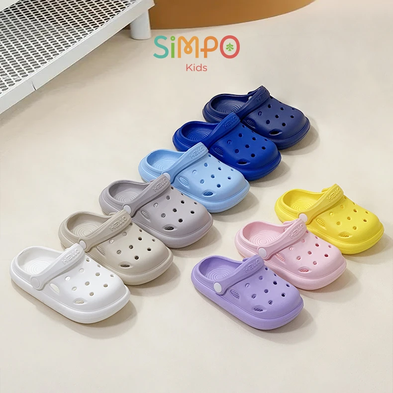 Fashion Waterproof Slippers Children Sandals Summer Outdoor Slides Soft Sole Garden Shoes Indoor Clogs Sandals For Boys & Girls