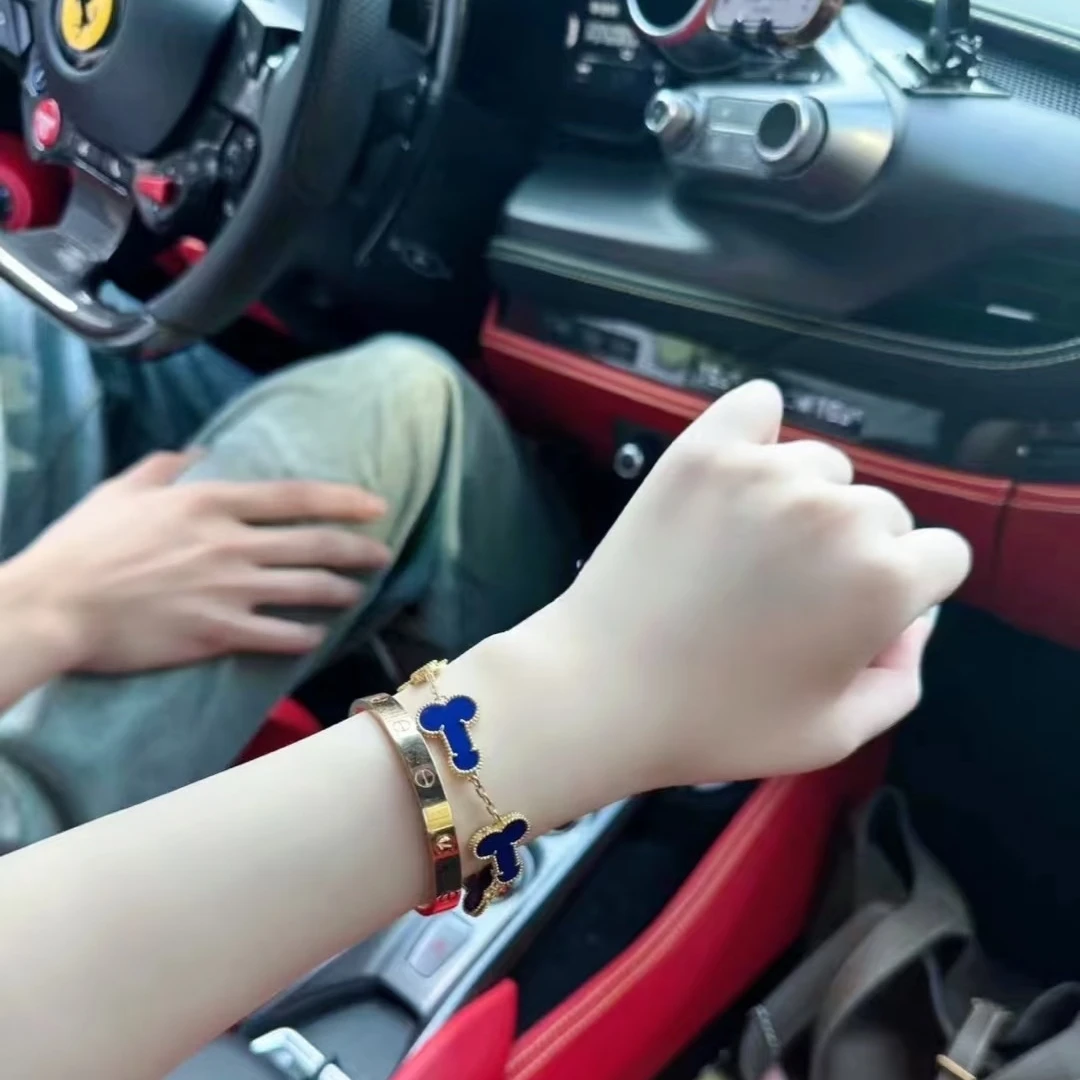luxurious Hip Hop Punk Personality Genital prank Titanium Steel Gold Color Bracelet For Men Women Girl Jewelry Y2K Accessories
